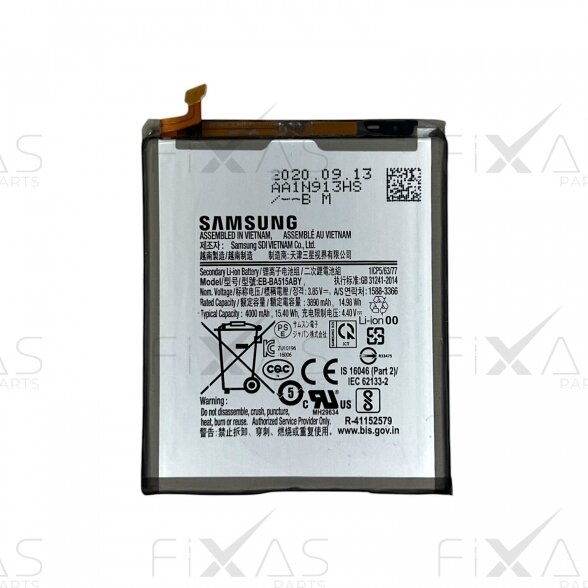 Samsung Galaxy A51 (A515) battery (Original / Used) Samsung Galaxy A51 (A515) battery (Original / Used)