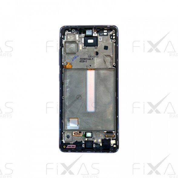 Samsung Galaxy A52s (A528) ekranas su rėmeliu (Violet) (Service Pack) 1 Samsung Galaxy A52s (A528) ekranas su rėmeliu (Violet) (Service Pack) 1