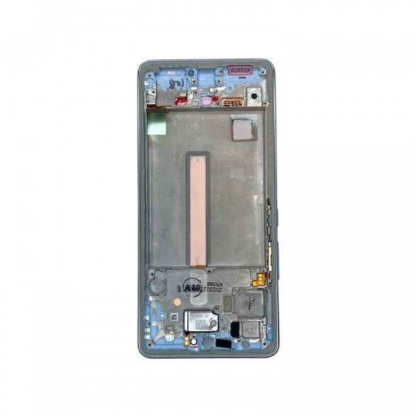 Samsung Galaxy A53 (A536) ekranas su rėmeliu (Awesome Blue) (Service Pack) 1 Samsung Galaxy A53 (A536) ekranas su rėmeliu (Awesome Blue) (Service Pack) 1