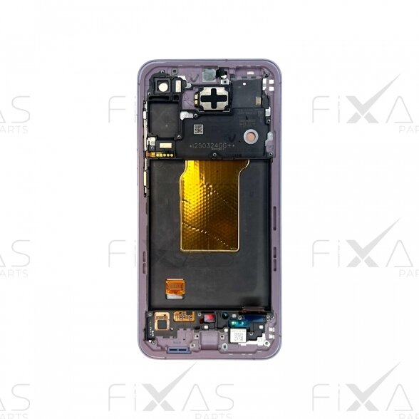 Samsung Galaxy A55 (A556) ekranas su rėmeliu (Awesome Lilac) (Service Pack) 1