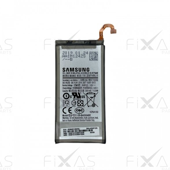 Samsung Galaxy A8 2018 (A530) battery (Original / Used) Samsung Galaxy A8 2018 (A530) battery (Original / Used)
