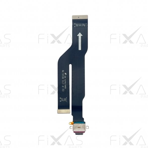 Samsung Galaxy Note 20 Ultra (SM-N986) krovimo lizdo lanksčioji jungtis (Originali / Naudota)
