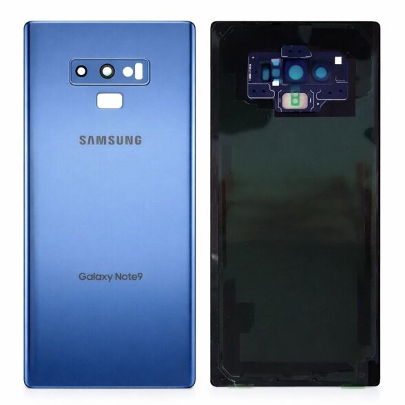 Samsung Galaxy Note 9 (N960) back cover with camera lens (Blue) (Pulled / Grade C) Samsung Galaxy Note 9 (N960) back cover with camera lens (Blue) (Pulled / Grade C)