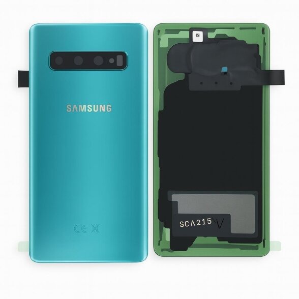 Samsung Galaxy S10 (G973) back cover with camera lens (Prism Green) (Pulled / Grade A) Samsung Galaxy S10 (G973) back cover with camera lens (Prism Green) (Pulled / Grade A)