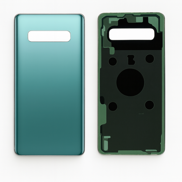 Samsung Galaxy S10+ (G975) back cover (NO CAMERA LENS) (Prism Green) (Pulled / Grade C) Samsung Galaxy S10+ (G975) back cover (NO CAMERA LENS) (Prism Green) (Pulled / Grade C)