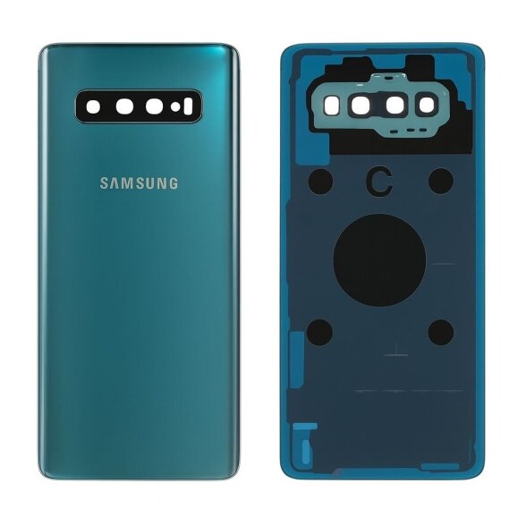 Samsung Galaxy S10+ (G975) back cover with camera lens (Prism Green) (Pulled / Grade B) Samsung Galaxy S10+ (G975) back cover with camera lens (Prism Green) (Pulled / Grade B)