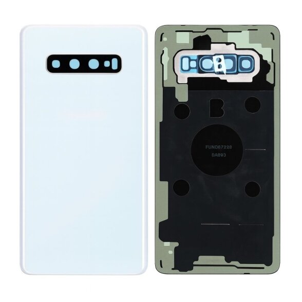 Samsung Galaxy S10+ (G975) back cover with camera lens (Prism White) (Pulled / Grade B) Samsung Galaxy S10+ (G975) back cover with camera lens (Prism White) (Pulled / Grade B)