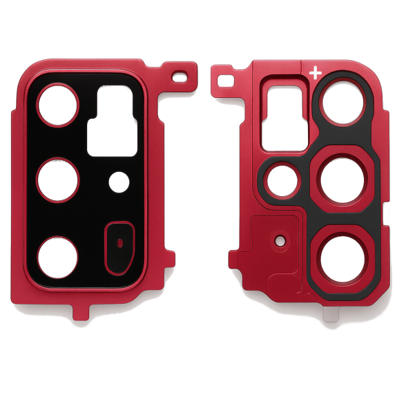 Samsung Galaxy S20+ (G985) camera lens with frame (Red) (Compatible) Samsung Galaxy S20+ (G985) camera lens with frame (Red) (Compatible)