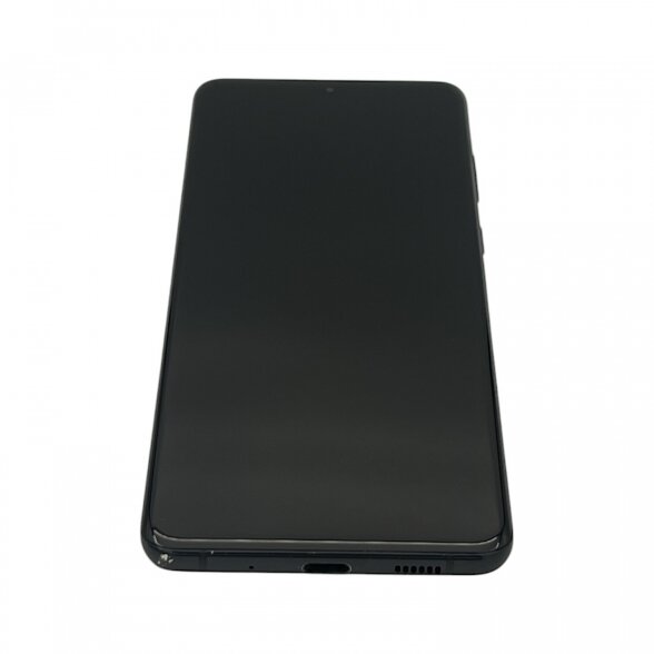 Samsung Galaxy S20+ (G985) ekranas su rėmeliu (Black) (Refurbished)