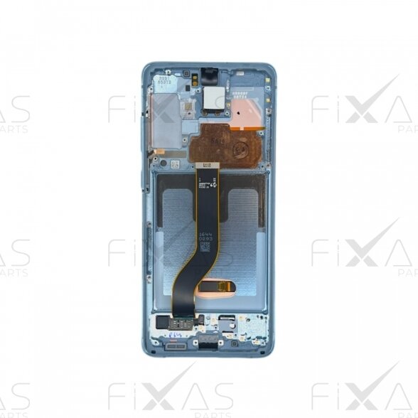 Samsung Galaxy S20+ (G985 / G986) ekranas su rėmeliu (Cloud Blue) (Service Pack) 1