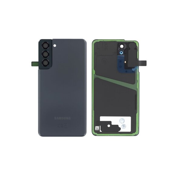 Samsung Galaxy S21 (G991) back cover with camera lens (Gray) (Pulled / Grade C) Samsung Galaxy S21 (G991) back cover with camera lens (Gray) (Pulled / Grade C)