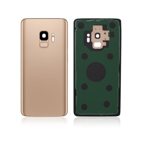 Samsung Galaxy S9 (G960) back cover with camera lens (Gold) (Pulled / Grade B) Samsung Galaxy S9 (G960) back cover with camera lens (Gold) (Pulled / Grade B)