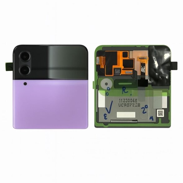 Samsung Galaxy Z Flip 4 (F721) back cover with LCD (Bora Purple) (Pulled / Grade B) Samsung Galaxy Z Flip 4 (F721) back cover with LCD (Bora Purple) (Pulled / Grade B)