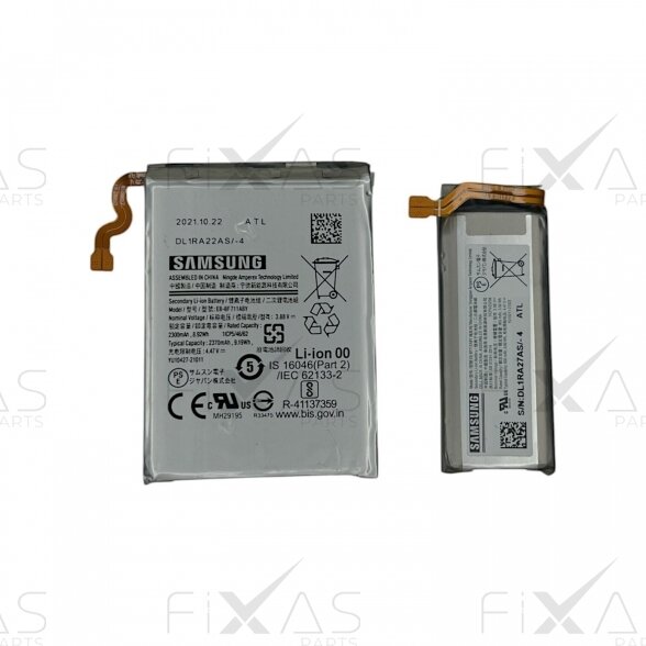 Samsung Galaxy Z Flip 3 (F711) battery (Original / Used) Samsung Galaxy Z Flip 3 (F711) battery (Original / Used)