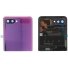 Samsung Galaxy Z Flip (F700) back cover with LCD (Mirror Purple) (Pulled / Grade B)