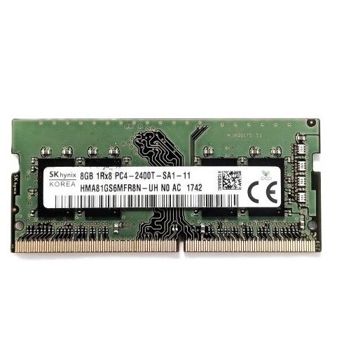 SK hynix (HMA81GS6AFR8N-UH) 8GB DDR4 2400MHz (PC4-19200) SODIMM (260-Pin) RAM module (Original / Used) SK hynix (HMA81GS6AFR8N-UH) 8GB DDR4 2400MHz (PC4-19200) SODIMM (260-Pin) RAM module (Original / Used)