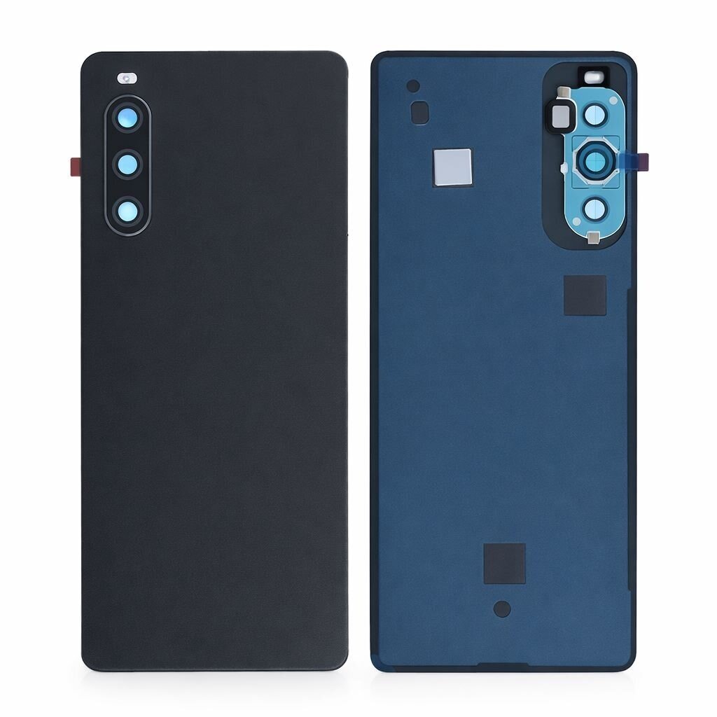 Sony Xperia 10 IV back cover with camera lens (Black) (Pulled / Grade C)