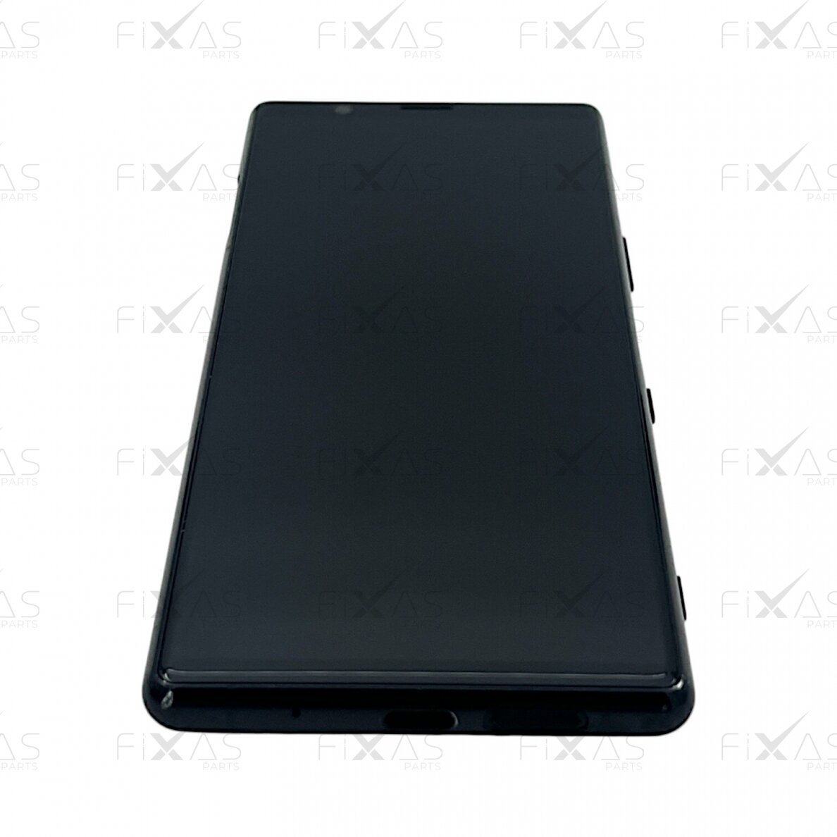 Sony Xperia 5 ekranas su rėmeliu ir smulkiomis dalimis (Black) (Pulled / Grade C) 1