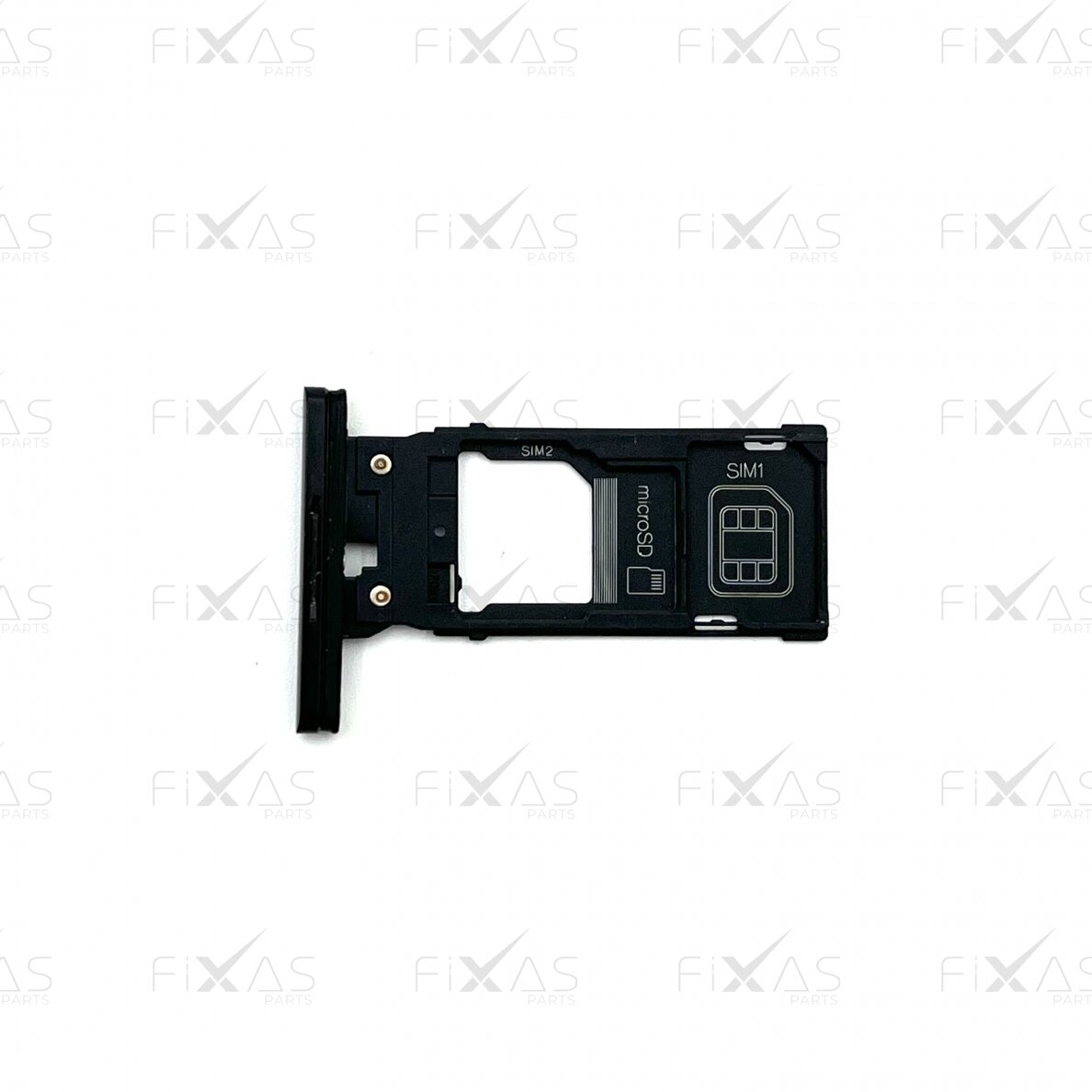 Sony Xperia XZ3 (H8416) Sim tray holder (Black) (Original / Used)