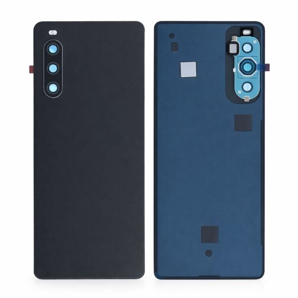 Sony Xperia 10 IV back cover with camera lens (Black) (Pulled / Grade C) Sony Xperia 10 IV back cover with camera lens (Black) (Pulled / Grade C)