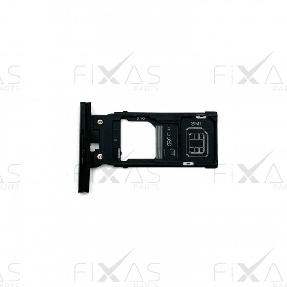 Sony Xperia XZ3 (H8416) Sim tray holder (Black) (Original / Used) Sony Xperia XZ3 (H8416) Sim tray holder (Black) (Original / Used)