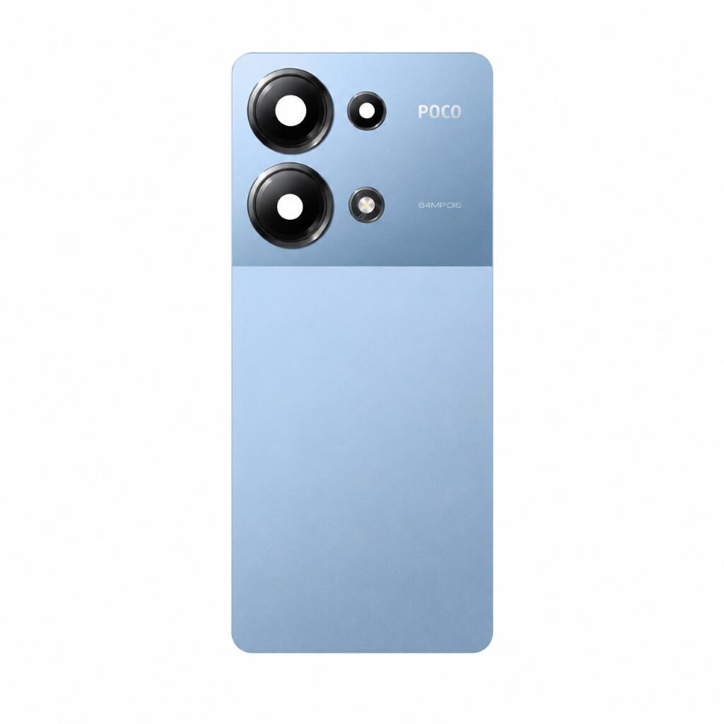 Xiaomi Poco M6 Pro 4G back cover with camera lens (Blue) (Pulled / Grade C)