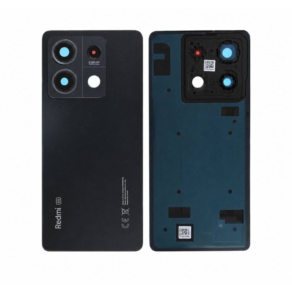 Xiaomi Redmi 13 back cover with camera lens (Black) (Pulled / Grade C)