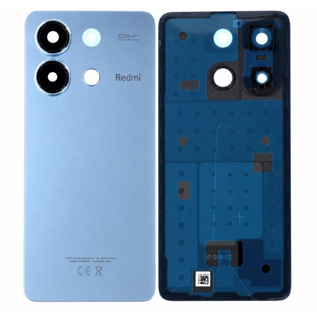 Xiaomi Redmi Note 13 4G back cover with camera lens (Blue) (Pulled / Grade C)