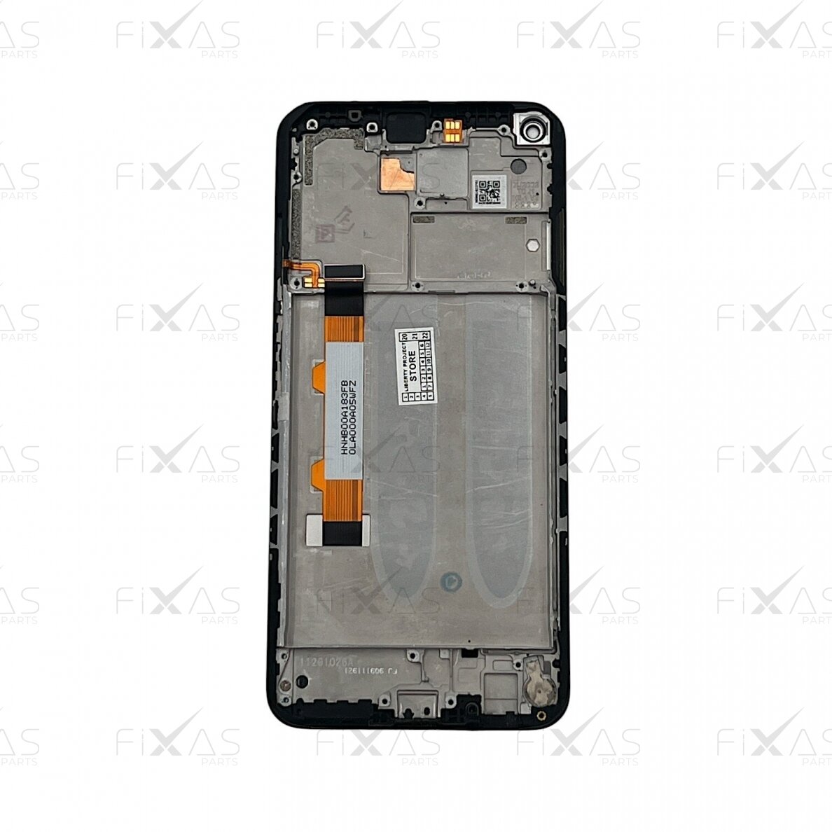 Xiaomi Redmi Note 9T ekranas su rėmeliu (Nightfall Black) (Pulled / Grade A) 1