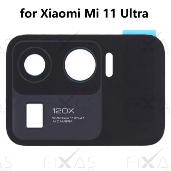 Xiaomi Mi 11 Ultra galinės kameros stiklas su ekranu (Original / Used) Xiaomi Mi 11 Ultra galinės kameros stiklas su ekranu (Original / Used)