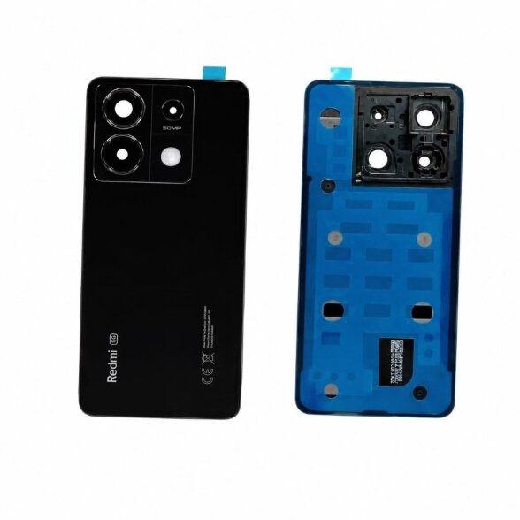 Xiaomi Redmi Note 13 Pro 5G back cover with camera lens (Black) (Pulled / Grade C) Xiaomi Redmi Note 13 Pro 5G back cover with camera lens (Black) (Pulled / Grade C)